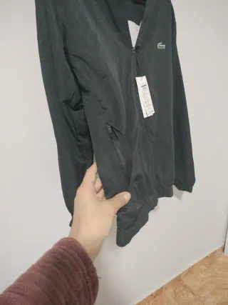 Chaqueta deportiva Lacoste Sport Negra