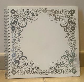 Cuaderno de Dibujo Espiral con Diseño Floral