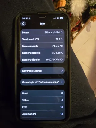 iPhone 13 128GB Nero