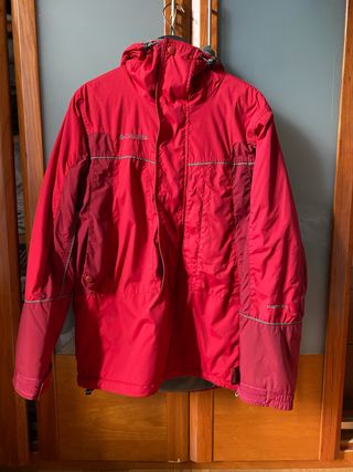 Abrigo  Columbia Rojo oscuro