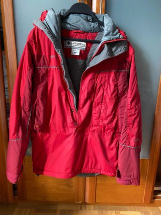 Abrigo  Columbia Rojo oscuro