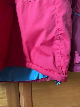 Abrigo  Columbia Rojo oscuro