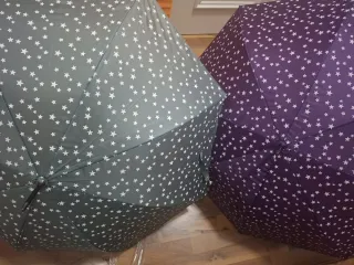 Paraguas cambian de color