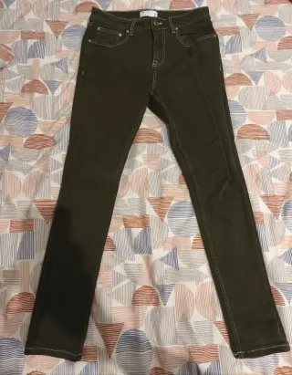 Pantalón pitillo ASOS Design verde Talla 42