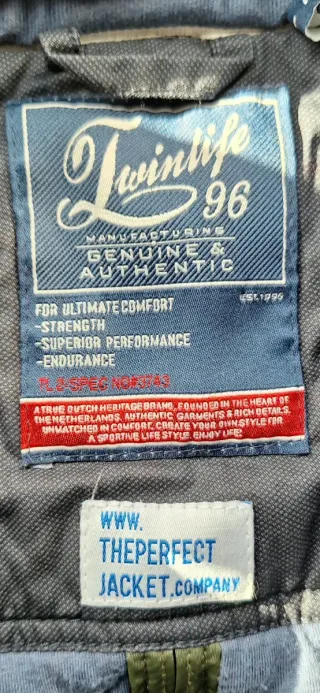 Cazadora acolchada Twiinlife azul