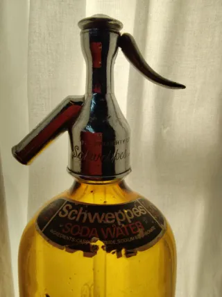 Sifón Schweppes Porcelana Forrada