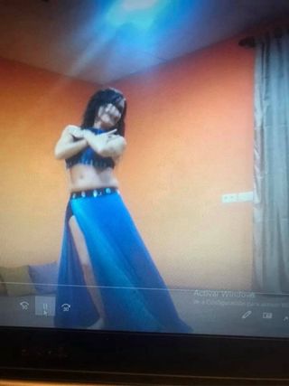 Vestido de Danza Oriental Azul