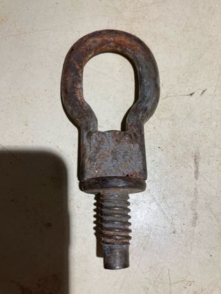 Gancho de remolque roscado