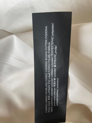 Gabardina oversize Pull&Bear cruda talla única