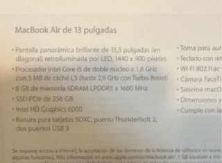 MacBook Air 2017 Plata