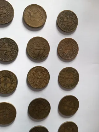 Lote 20 monedas peseta 1944