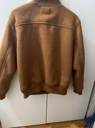 Chaqueta Bershka Marrón Forrada