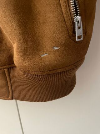 Chaqueta Bershka Marrón Forrada