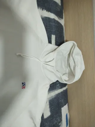 Sudadera Nike Blanca Media Cremallera PSG.