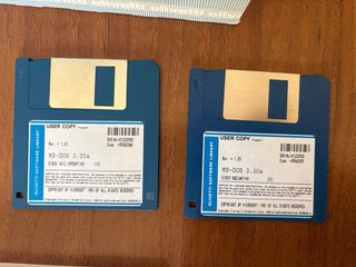 MS-DOS 3.3 Olivetti Software floppy + manuali