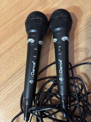 Karaoke iDance Negro con 2 Micrófonos