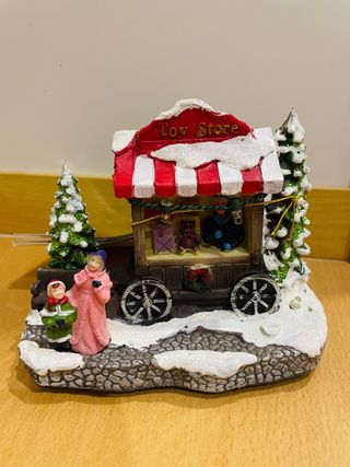 Pueblo Navideño Tienda Juguetes Nuevo