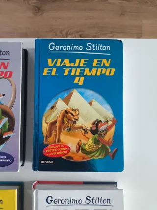 Colección completa viaje en el tiempo G. Stilton
