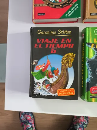 Colección completa viaje en el tiempo G. Stilton