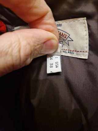 Piumino Armani Jeans donna rosso taglia 54