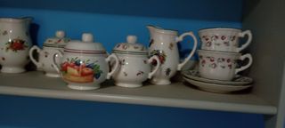 Vajilla San Claudio Flores Rosas