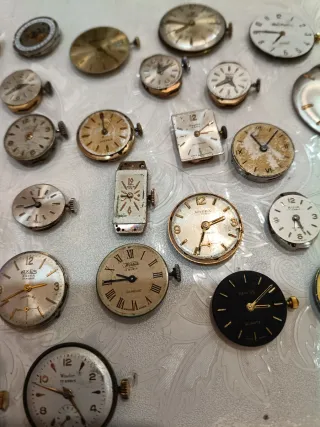 Stock 34 movimenti carica manuale vintage