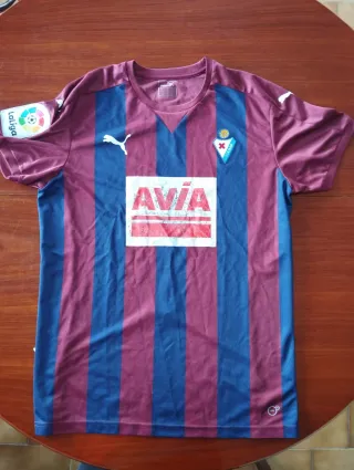 Maglietta Puma Calcio Righe Blu/Viola Taglia M