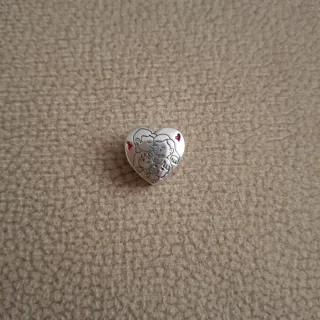 Dije Corazón Familia Plata