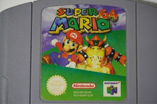 Super Mario 64 - Nintendo 64 cartridge gioco PAL