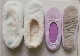 2 pares zapatillas viaje