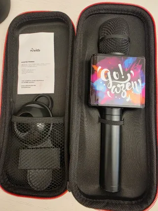 Micrófono Go!Azen con funda