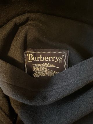 Abrigo de paño Burberry Negro Hombre