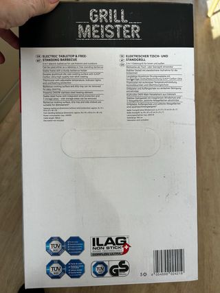 Barbacoa Eléctrica Mesa con Soporte