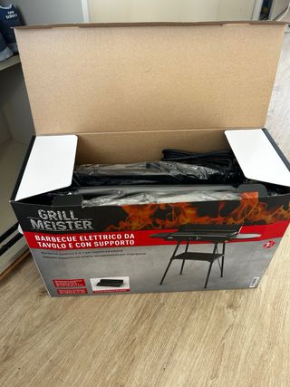 Barbacoa Eléctrica Mesa con Soporte