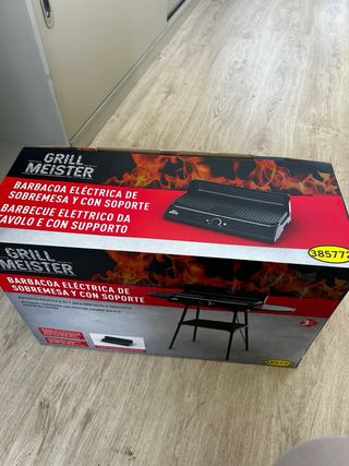 Barbacoa Eléctrica Mesa con Soporte