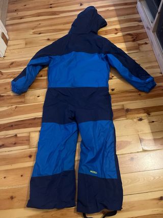 Mono esquí azul 105-114 cm y botas talla 29