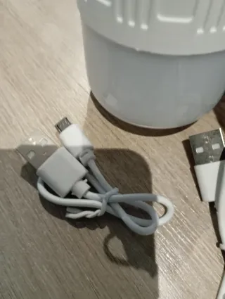 Lote dos bombillas LED Recargables USB