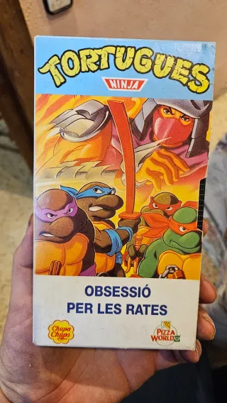 Pack 5 VHS Tortugas Ninja Catalán