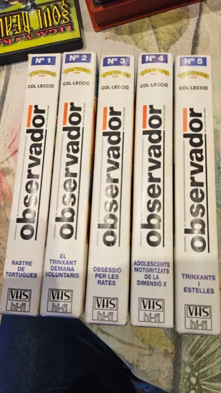 Pack 5 VHS Tortugas Ninja Catalán