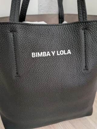 Bolso shopper L Bimba y Lola negro