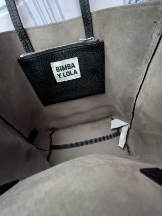 Bolso shopper L Bimba y Lola negro
