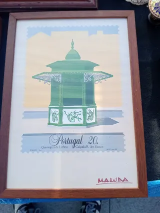 Quadro Maluda Quiosques de Lisboa