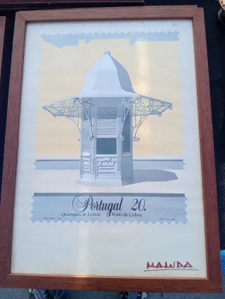 Quadro Maluda Quiosques de Lisboa
