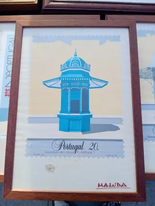 Quadro Maluda Quiosques de Lisboa