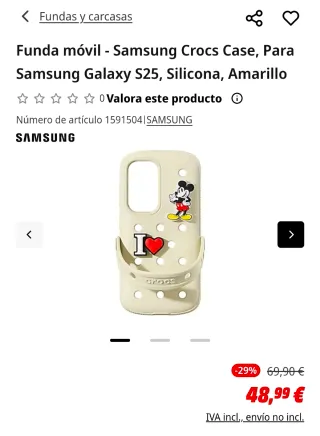 Funda Crocs para Samsung Galaxy S25 Ultra