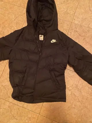 Abrigo unisex negro talla 158-170