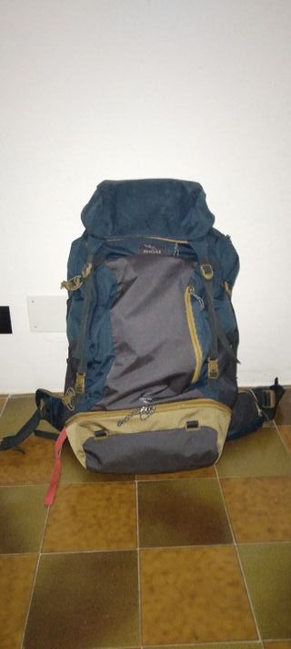 Zaino Forclaz 70L + 10L Blu/Giallo