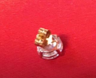 Pendientes Oro 18k Circonita Blanca