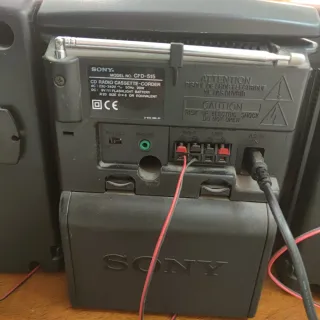 Sony CFD-515 Radio CD Cassette Recorder