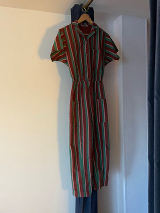 Mono Bobo Choses rayas verde y rojo